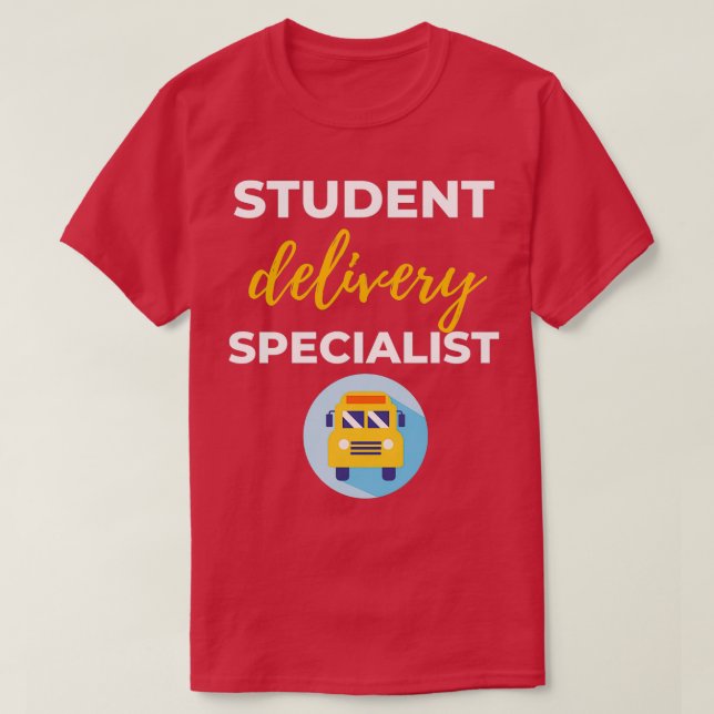 Leveransspecialist i student 11 t shirt (Design framsida)
