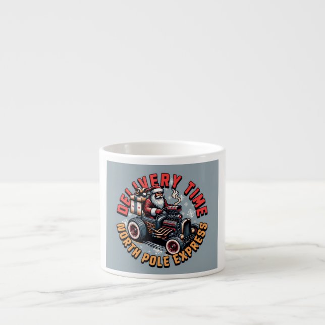Leveranstid Santa jul het stång Espressomugg (Framsidan)