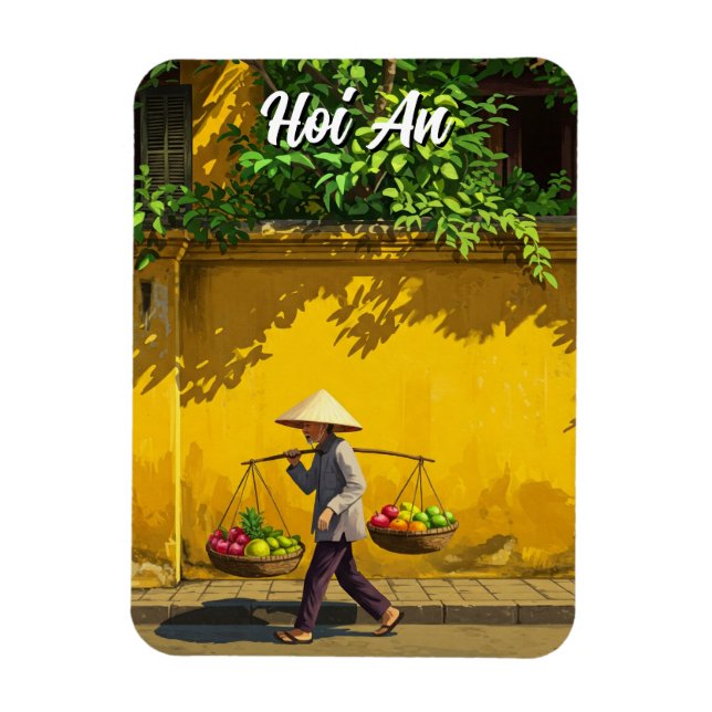 Leverantör i Hoi An Vietnam Travel Magnet (Vertikal)