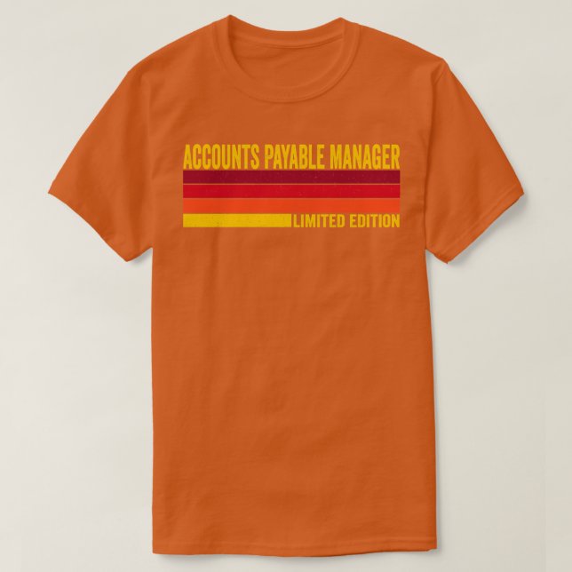 Leverantörsansvarig för konton t shirt (Design framsida)
