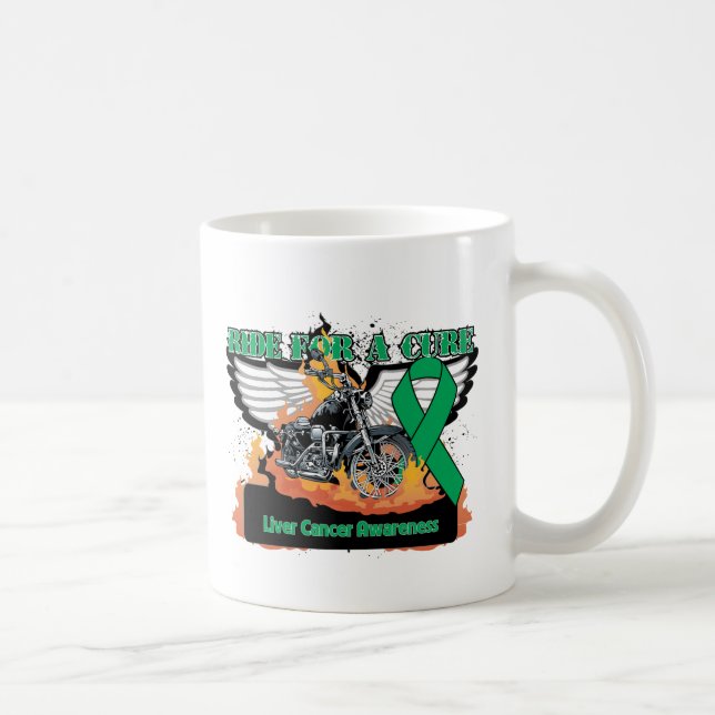 Levercancerritt för en bot kaffemugg (Höger)
