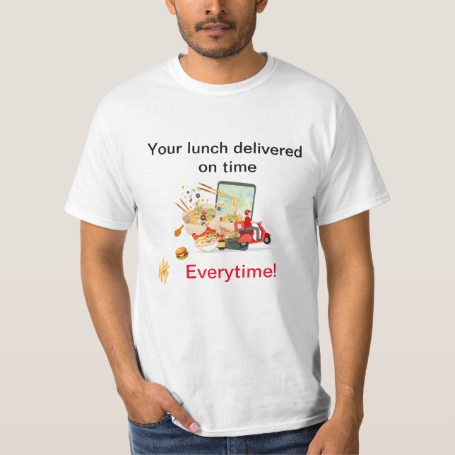 Leverera ditt bidrag i tid varje gång du levererar t shirt (Framsida)