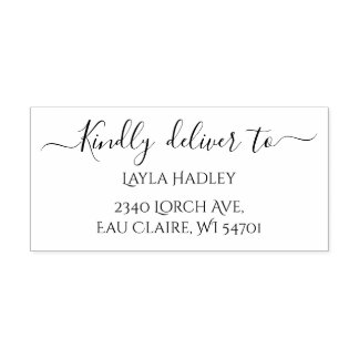 Leverera gärna till OSA Adress Självfärgande Stämpel