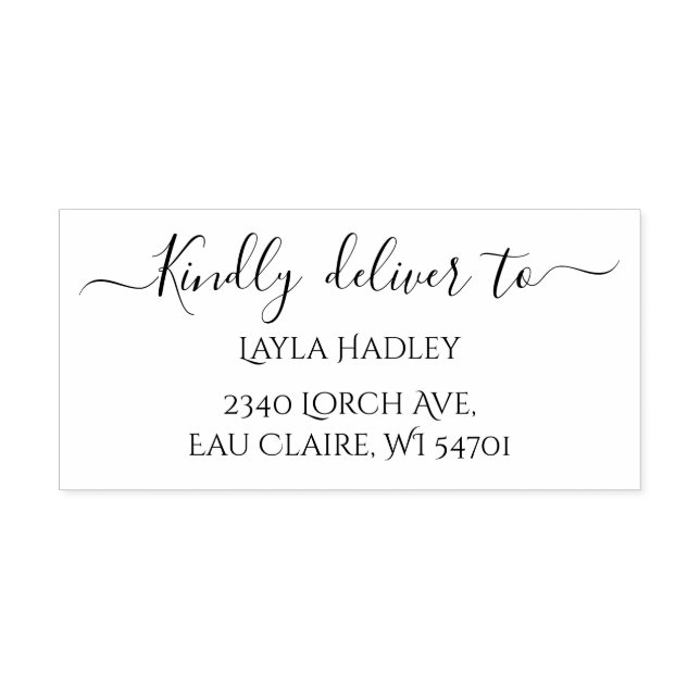 Leverera gärna till OSA Adress Självfärgande Stämpel (Design)