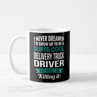 Leverera Lastbil-drivrutinsbedömning Kaffemugg