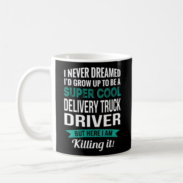 Leverera Lastbil-drivrutinsbedömning Kaffemugg (Vänster)
