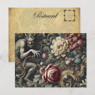Leverera oss från Decadence - Gothic Blommigt Desi Helg Vykort