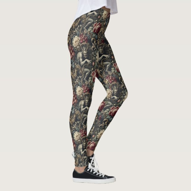 Leverera oss från Decadence - gotiic Victorian Leggings (Höger)