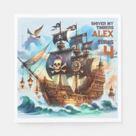 Leverera tema för Mina timmer från Pirat Pappersservett