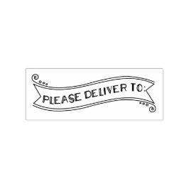 Leverera till Banner-kuvertartikel Stämpel