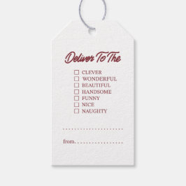 leverera till presentetikett