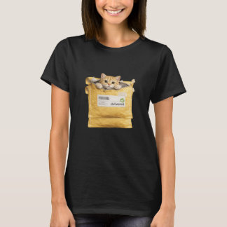 Levererad Katt Paket Överraskning T-shirt