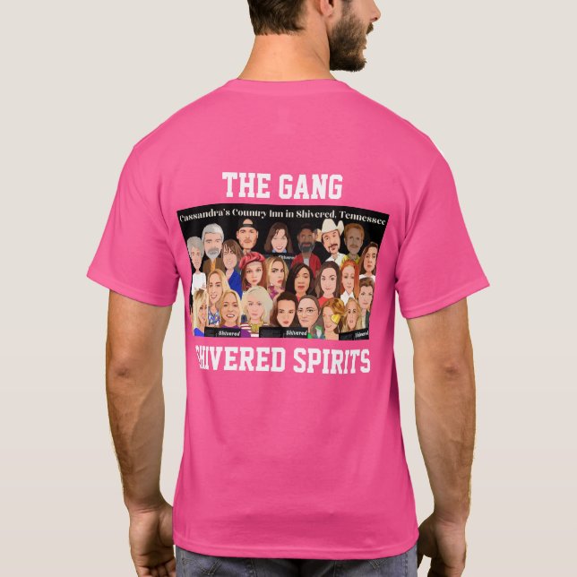Levererade spritdrycker t shirt (Baksida)