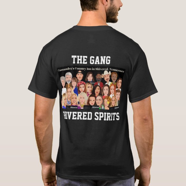 Levererade spritdrycker t shirt (Baksida)