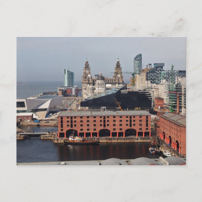 Levererande Liverpool-Byggnad - vykort (Framsida)