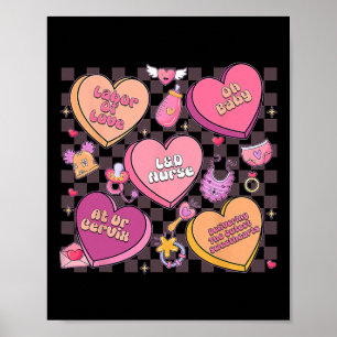 Levererar de söta älsklingarna Valentine Landd  Poster