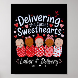 Levererar sötaste älsklingar Alla hjärtans dags ar Poster