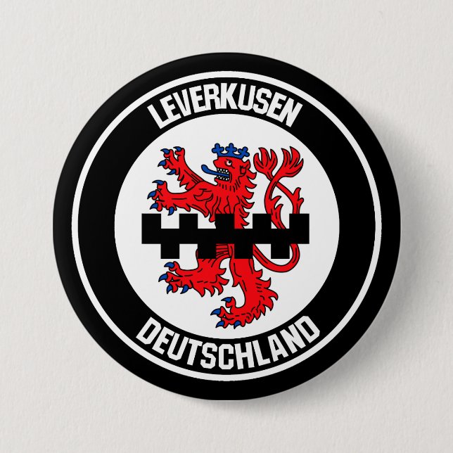 Leverkusen Round Emblem Knapp (Framsida)