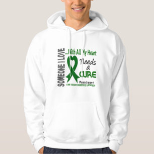 Leversjukdomen behöver en bot 3 sweatshirt med luva