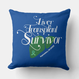 Levertransplantat Survivor Anpassningsbar Dekorati Kudde