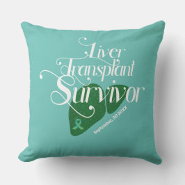 Levertransplantat Survivor Anpassningsbar Dekorati Kudde