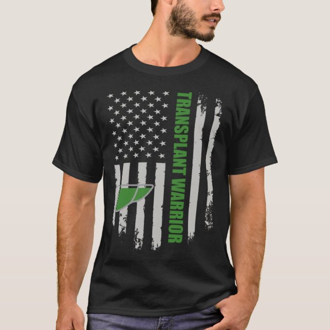 Levertransplantation Organtransplantation T Shirt (Framsida)