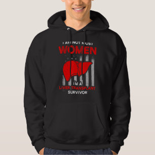 Levertransplantationsöverlevande De flesta kvinnor Hoodie