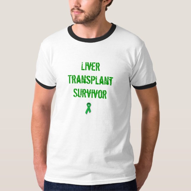 Levertransplantatöverlevande T-shirt (Framsida)