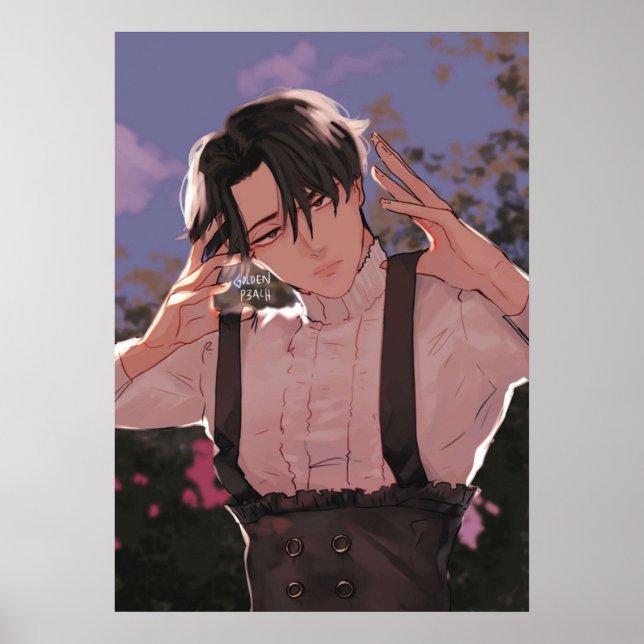 Levi Ackerman By Golden Peach Poster (Framsidan)
