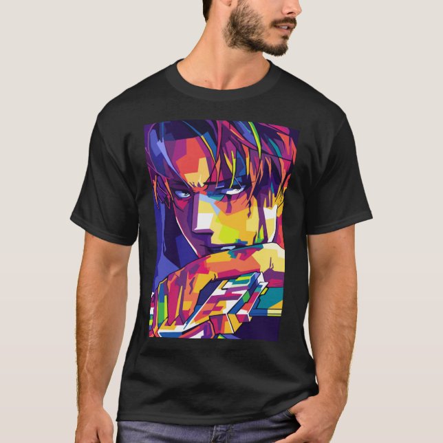 Levi Ackerman Pop Art   T Shirt (Framsida)