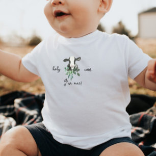 LEVI Cow First Birthday Shirt T