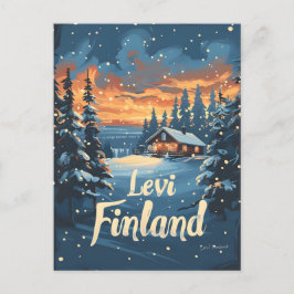 Levi Finlands Vintage Art Vykort
