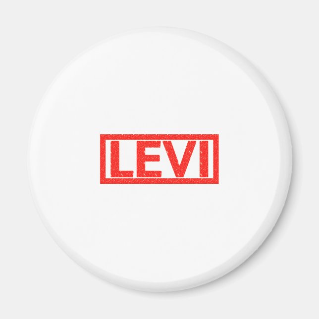 Levi Frimärke Magnet (Framsidan)