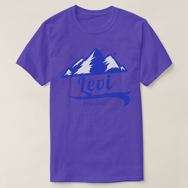 Levi ski Finland 1 T Shirt (Design framsida)