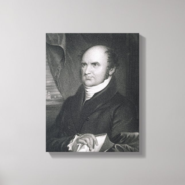 Levi Woodbury, graverat av Robert E. Whitechkyrk ( Canvastryck (Framsida)