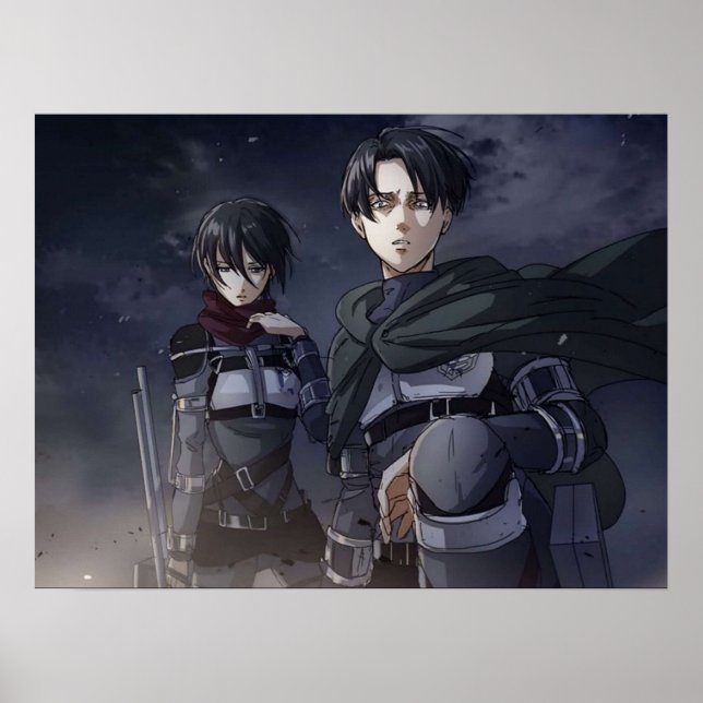 Levi x Mikasa Poster (Framsidan)