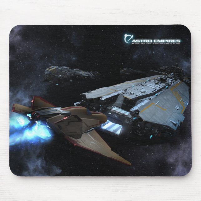 Leviathan & fighter mouse pad musmatta (Framsidan)
