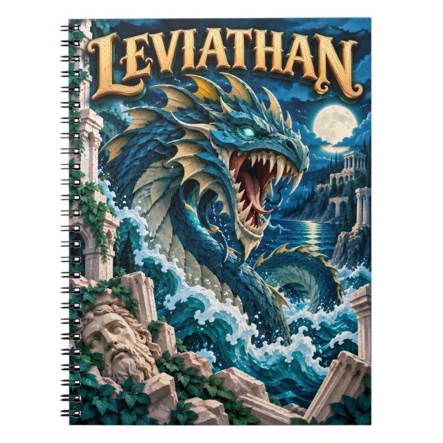 Leviathan, Pappersklippt Monster Anteckningsbok (Framsidan)