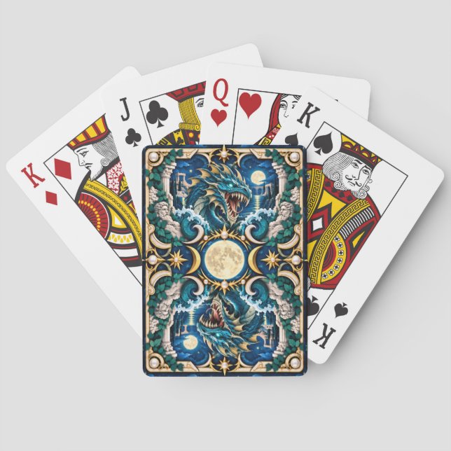 Leviathan, Pappersklippt Monster Casinokort (Baksidan)
