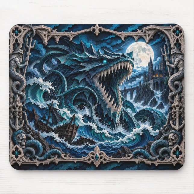 Leviathan, Pappersklippt Monster Musmatta (Framsidan)
