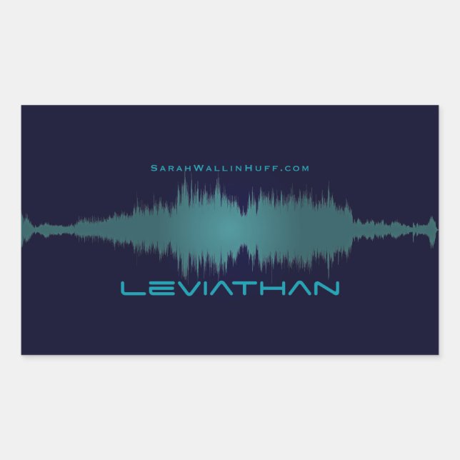 Leviathan Soundwave Stickers Rektangulärt Klistermärke (Framsida)