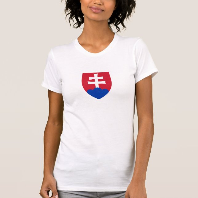 Levice, Slovakien med jackande av arm Tee (Framsida)