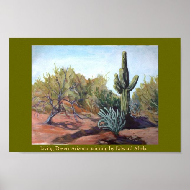 LEVING DESERT, ARIZONA POSTER (Framsidan)