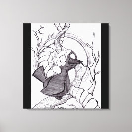 Leving träd-serien canvastryck