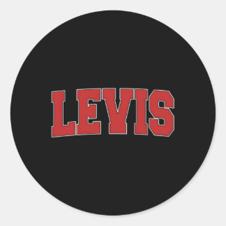 Levis Canada Varsity Stil Canadian Sports Runt Klistermärke
