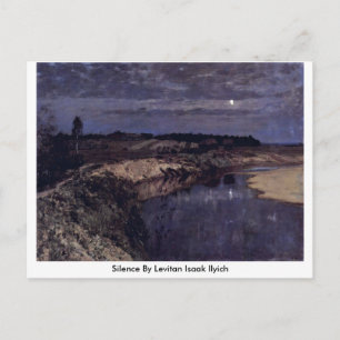 Levitan Isaak Ilyich tystnad Vykort