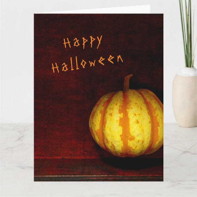 Levitate Pumpkin - Stilleben Kort (Framsida)
