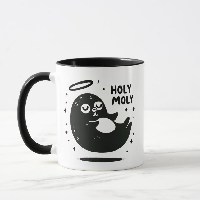 Levitating Holy Mole Mug – Cute Floating Animal  Mugg (Vänster)
