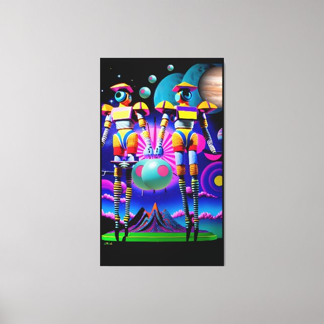 Levitetens storlek - Ken Gage Art Canvastryck (Framsida)