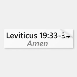 Leviticus 19:33 - 35 bildekal